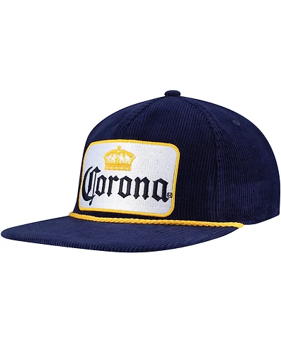 Lids Men's Navy Corona Corduroy Rope Golf Snapback Hat