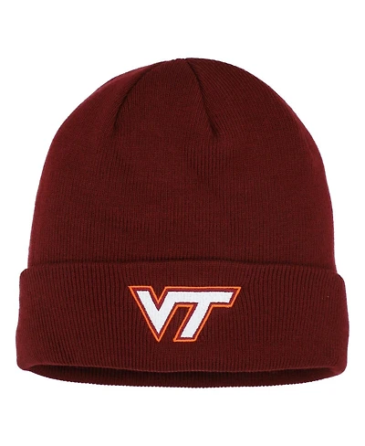 Top of the World Men's Maroon Virginia Tech Hokies Logo Cuffed Knit Hat