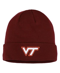 Top of the World Men's Maroon Virginia Tech Hokies Logo Cuffed Knit Hat
