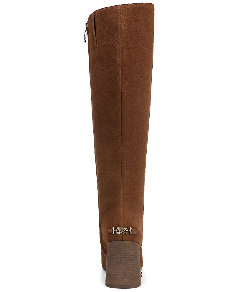 Circus Ny by Sam Edelman Women's Billie Knee-High Block-Heel Dress Boots
