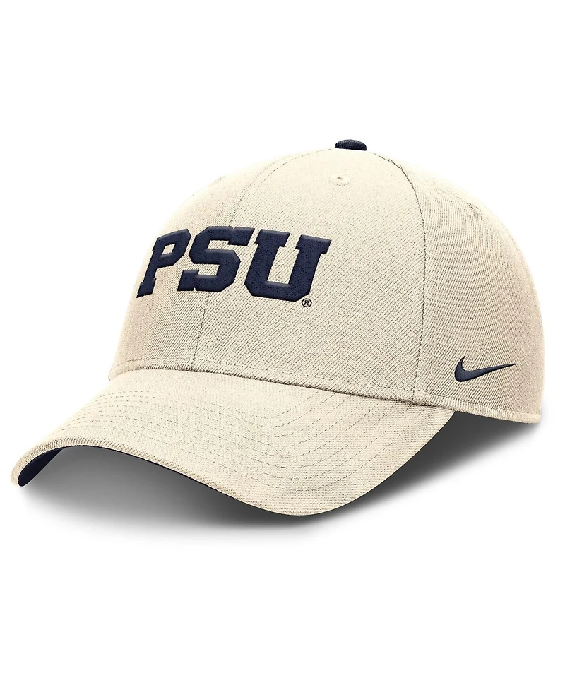 Nike Men's Natural Penn State Nittany Lions Rise Primetime Performance Trucker Adjustable Hat