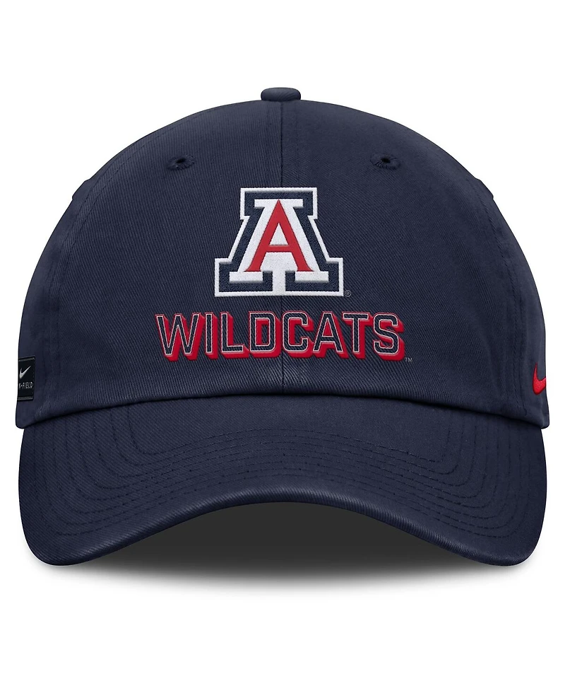 Nike Men's Navy Arizona Wildcats 2025 On-Field Club Adjustable Hat