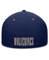 Fanatics Men's Navy/Brown Michigan Wolverines Noboa Fitted Hat