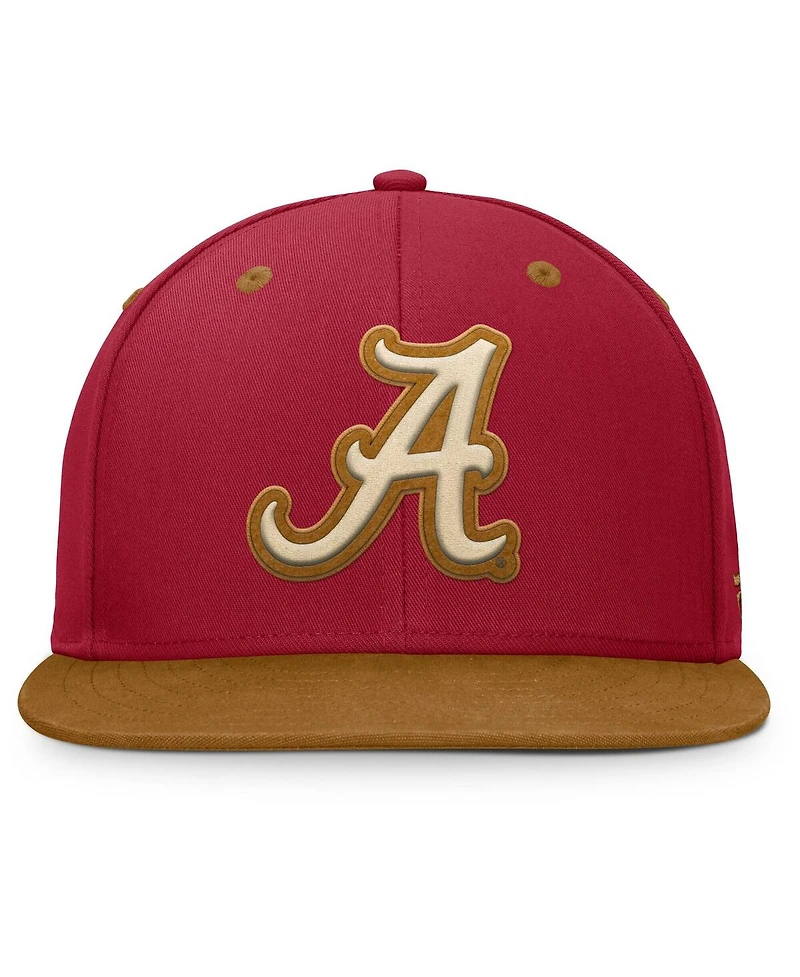 Fanatics Men's Crimson/Brown Alabama Crimson Tide Noboa Fitted Hat