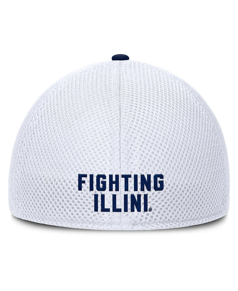 Fanatics Men's Heather Gray/White Illinois Fighting Illini Trigger Flex Hat