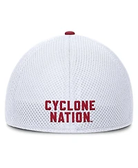 Fanatics Men's Heather Gray/White Iowa State Cyclones Trigger Flex Hat