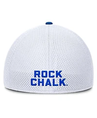 Fanatics Men's Heather Gray/White Kansas Jayhawks Trigger Flex Hat