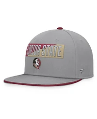 Fanatics Men's Gray Florida State Seminoles Duo Snapback Hat