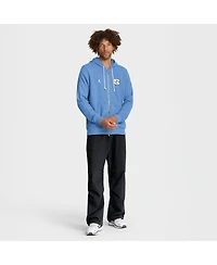 Jordan Men's Carolina Blue North Tar Heels 2025 Sideline Performance Full-Zip Hoodie