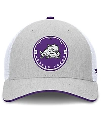 Fanatics Men's Heather Gray/White Tcu Horned Frogs Trigger Flex Hat