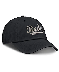 Nike Men's Black Cincinnati Reds Camo Pack Club Adjustable Hat