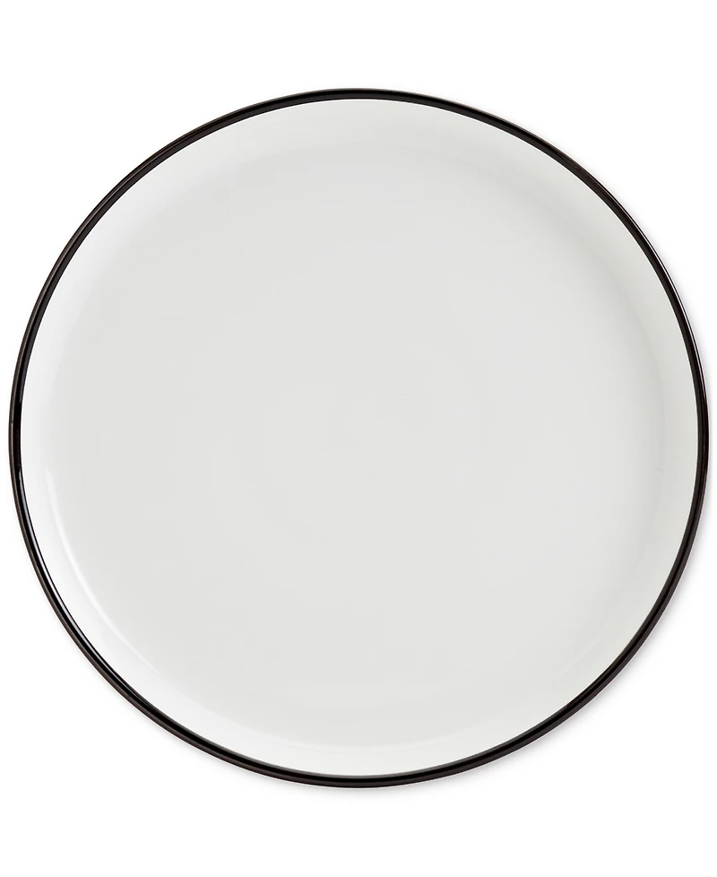 Haven Black Rim 12 Pc. Dinnerware Set, Service for 4