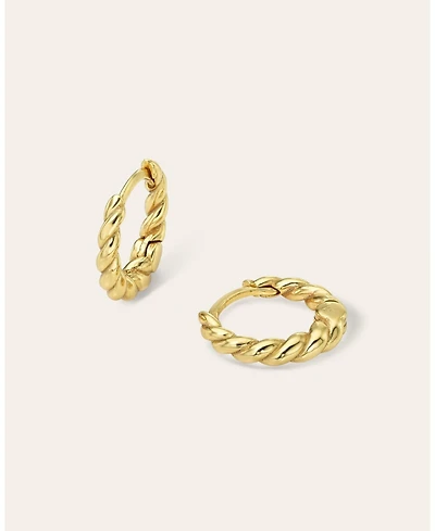 Zoe Lev Medium Braided Hoop Earrings