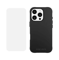 Case-Mate Protection Pack Tough MagSafe Case and Glass Screen Protector for Apple iPhone 16 Pro-Clear