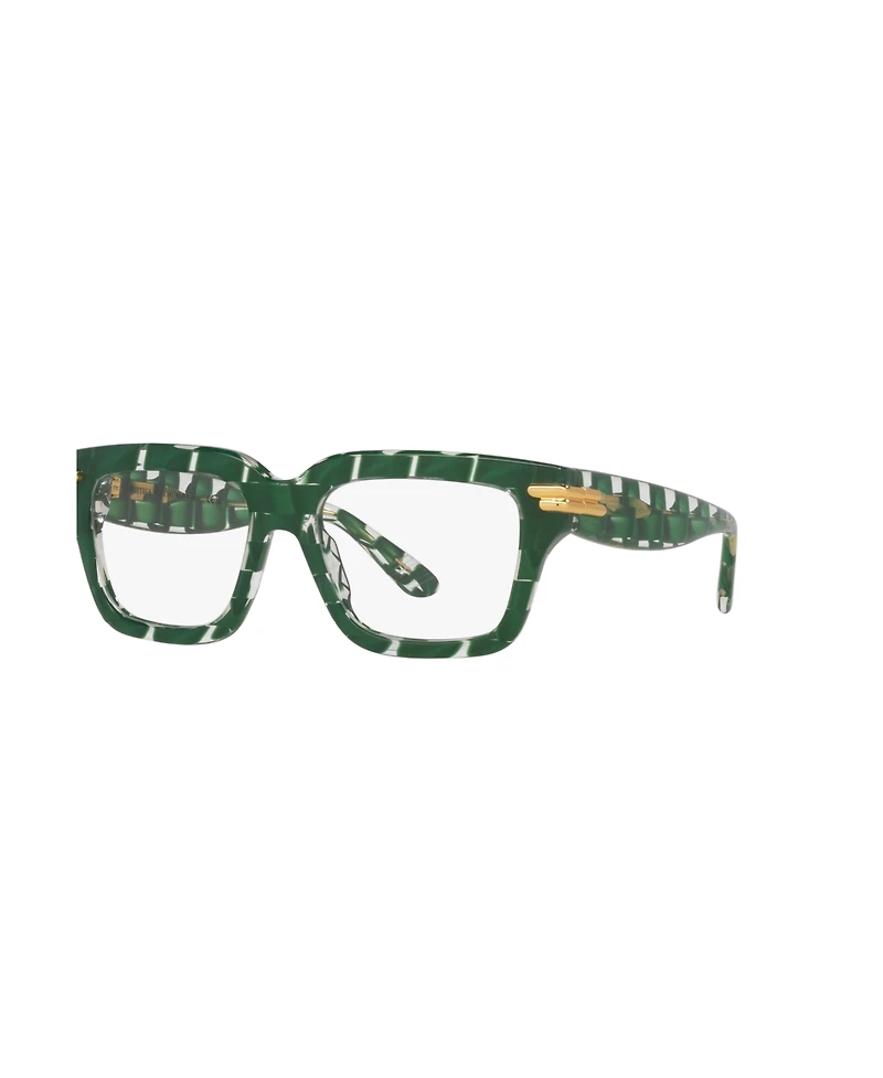 Bottega Veneta Unisex Rectangle Eyeglasses, 6J000452