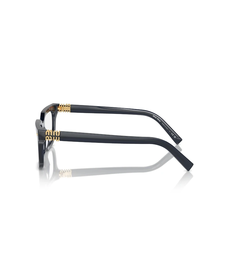 Miu Miu Women's Rectangle Eyeglasses, Mu 07XV