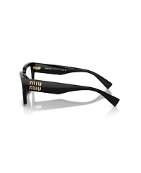 Miu Miu Women's Rectangle Eyeglasses, Mu 02XV