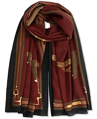 Lauren Ralph Lauren Equestrian Ribbon Wrap Scarf