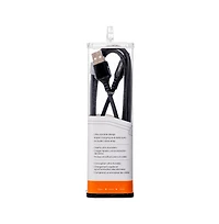 Ventev Alloy Usb A to Apple Lightning High Speed Ultradurable 4 Foot Cable-Black
