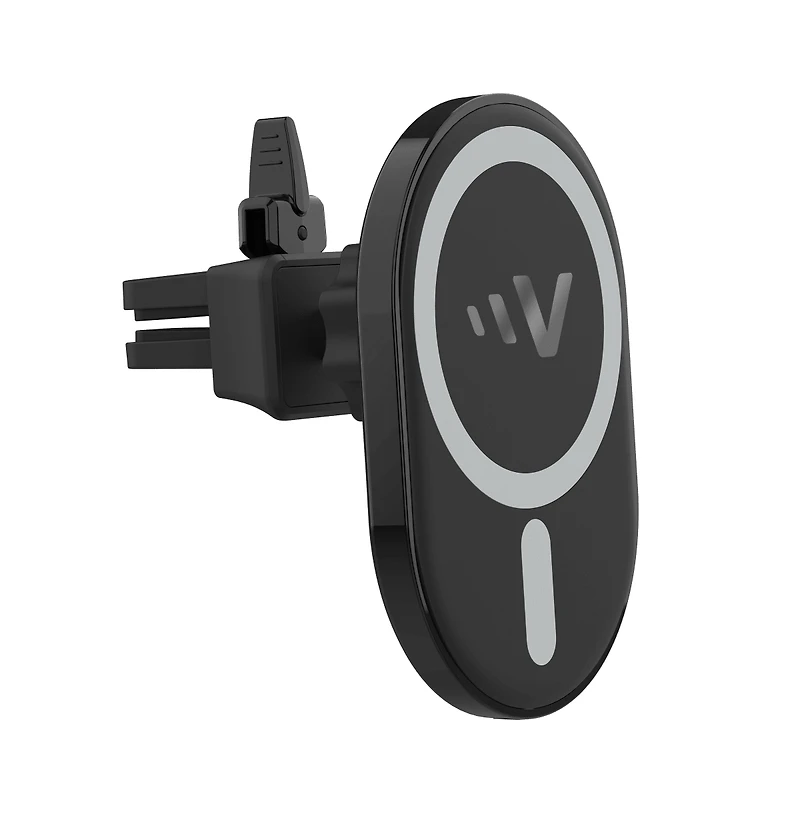 Ventev 15W Ultrafast Magnetic Wireless Car Charger Mount-Black