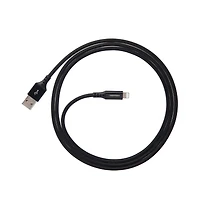 Ventev Alloy Usb A to Apple Lightning High Speed Ultradurable 4 Foot Cable-Black