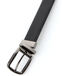 Perry Ellis Portfolio Men's Diagonal Reversible Pattern Dress Belt