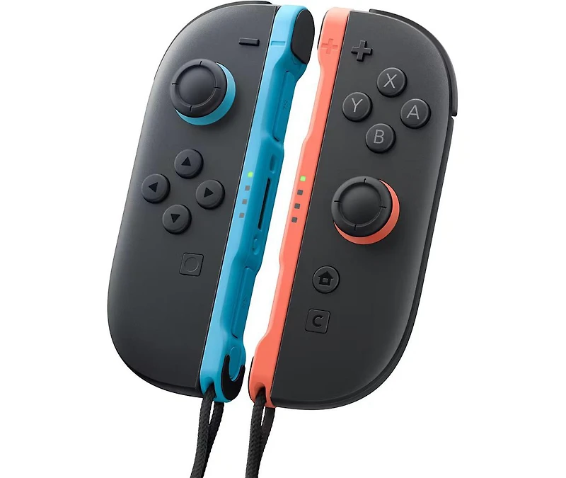 Nintendo Switch 2 Joy-Cons Blue/Red with Street Fighter 6 and MightySkins Code Bundle