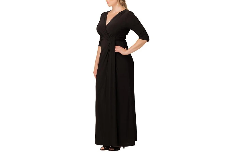 Kiyonna Women's Plus Evening Romance Long Gown