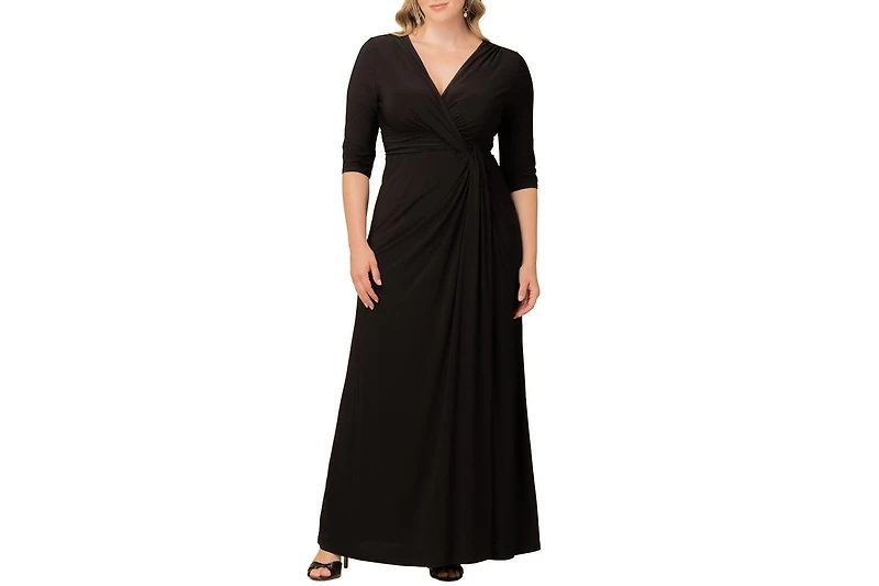 Kiyonna Women's Plus Evening Romance Long Gown