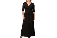 Kiyonna Women's Plus Evening Romance Long Gown