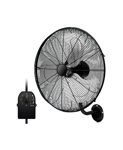 Mecale 20 Inch Wall Mount Fan with 3 Fan Speeds and Adjustable Tilt Head