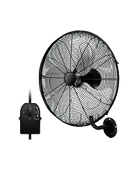 Mecale 20 Inch Wall Mount Fan with 3 Fan Speeds and Adjustable Tilt Head