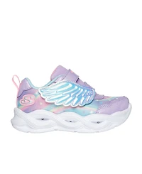 Skechers Toddler Girls S Lights: Twisty Glow Light-Up Fastening Strap Casual Sneakers from Finish Line