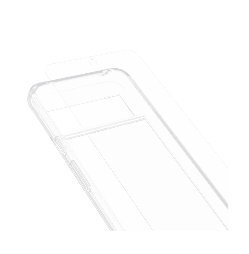 Case-Mate Protection Pack Tough Case and Glass Screen Protector for Google Pixel 8-Clear