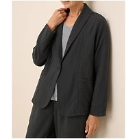 Pact Women's Organic Cotton Coastal Double Gauze Lined Easy Jacket