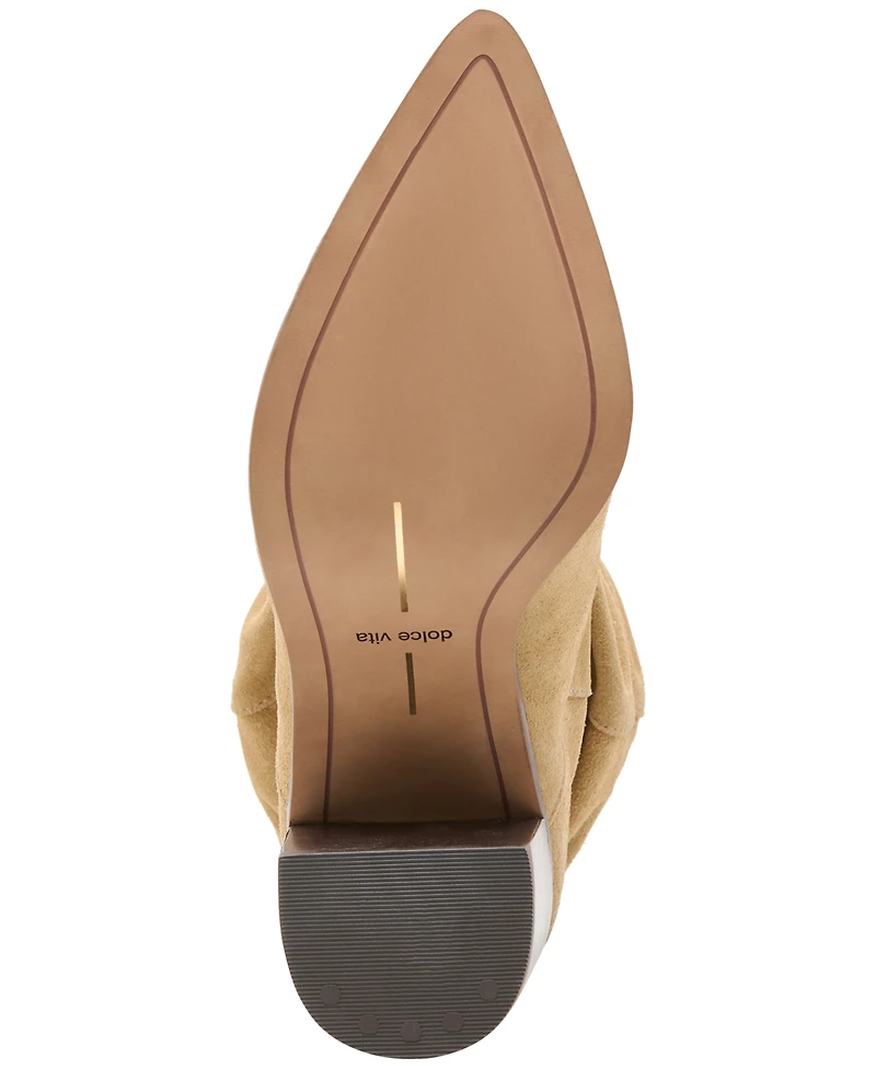 Dolce Vita Women's Talina Schrunchy Block Heel Boots