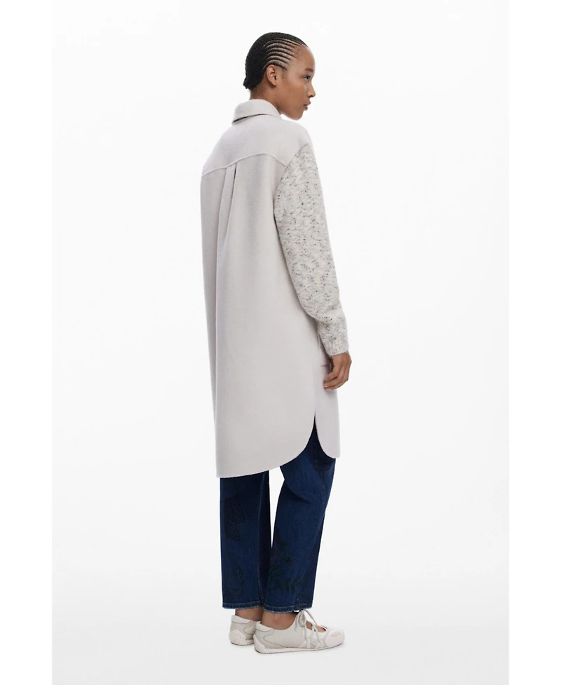 Desigual Women's Light combined cloth coat