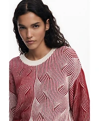 Desigual Women's Two-tone knit sweater