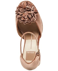 Dolce Vita Women's Perel Flower Two-Piece Platform High-Heel Dress Sandals