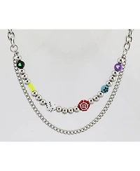 Rebl Jewelry Y2K Layered Charm Necklace