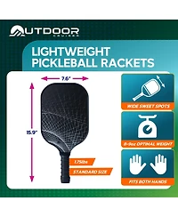 Outdoor Cruiser Pickleball Racket Set
