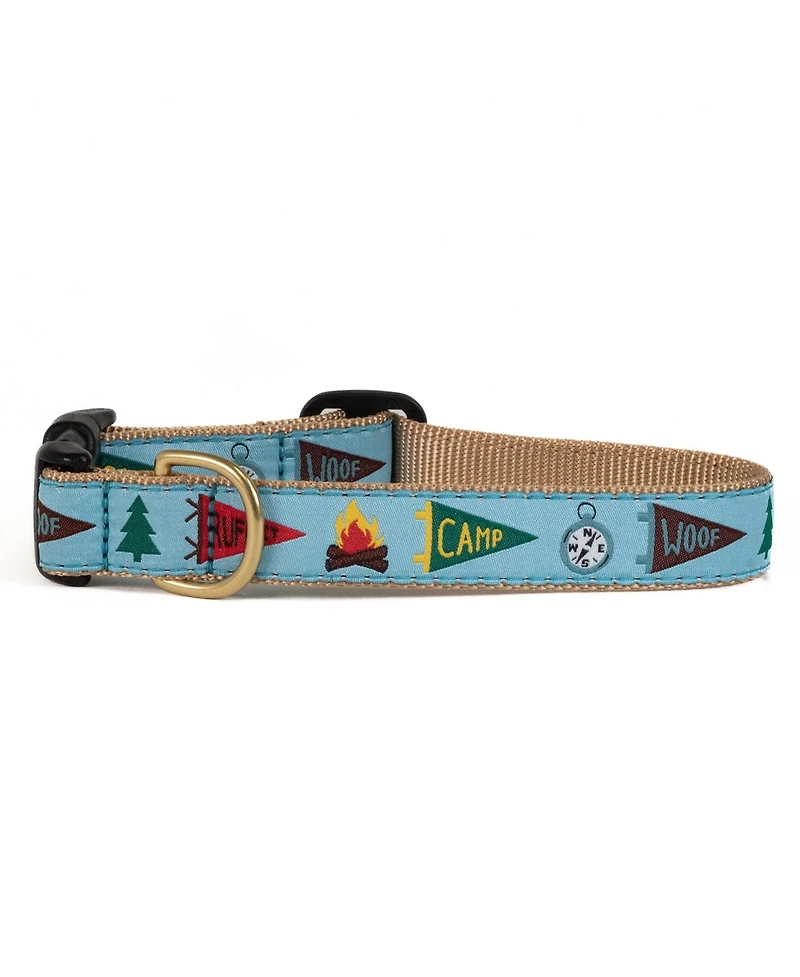 Up Country Camp Woof Dog Collar