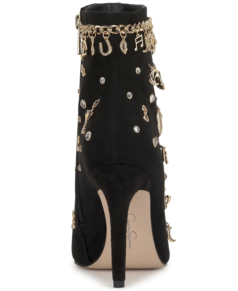 Jessica Simpson Women's Anniversary Collection Lupire Stiletto Charm Dress Booties