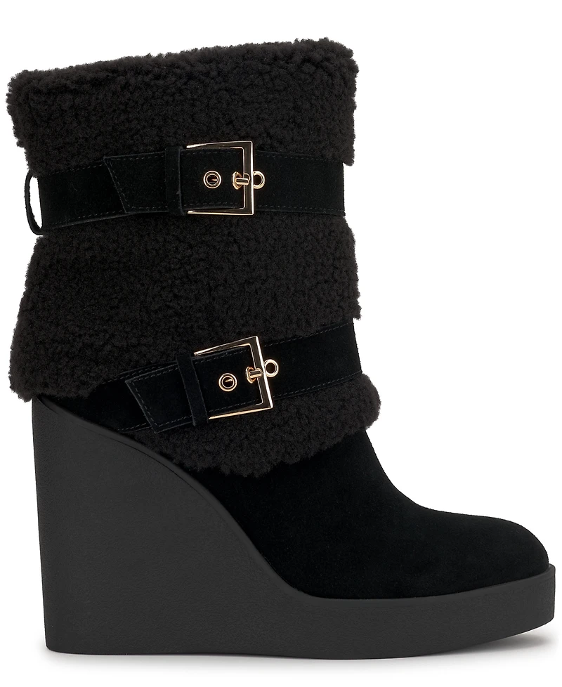 Jessica Simpson Women's Meztyn Cozy Wedge Booties