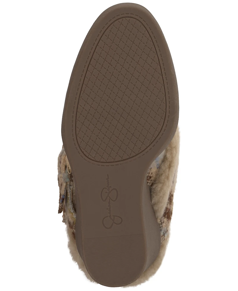 Jessica Simpson Women's Meztyn Cozy Wedge Booties