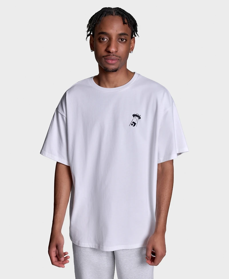 Converse Men's Out of This World Standard Fit Graphic T-Shirt