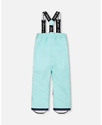 Deux par Girl Two-Piece Chill Outerwear Set with Light Insulation Turquoise Blue - Child