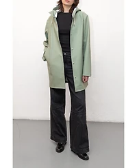 Stutterheim Stockholm Long Sleeve Hooded Raincoat