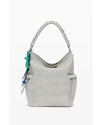 Desigual Women's Large logo faux leather backpack