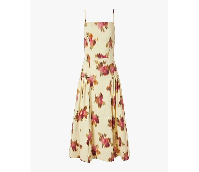 WeWoreWhat Women's Flare Panel Midi Dress